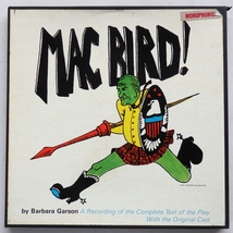 LP MAC BIRD! BARBARA GARSON A RECORDING OF THE COMPLETE TEXT OF THE PLAY WITH THE ORIGINAL CAST EVR-004 米盤 2枚組 BOX_画像1