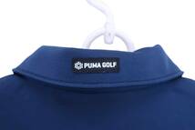 【感謝セール】PUMA GOLF(プーマゴルフ) ポロシャツ 紺 メンズ M ゴルフウェア 2302-0177 中古_画像4