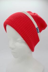 【新品】FILA GOLF(フィラゴルフ) ニット帽 赤 レディース フリーサイズ ゴルフ用品 2212-0171 新品
