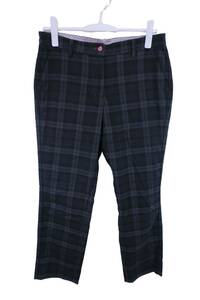 Munsingwear(マンシングウェア) パンツ グレー黒 レディース 13 ゴルフウェア 2212-0065 中古