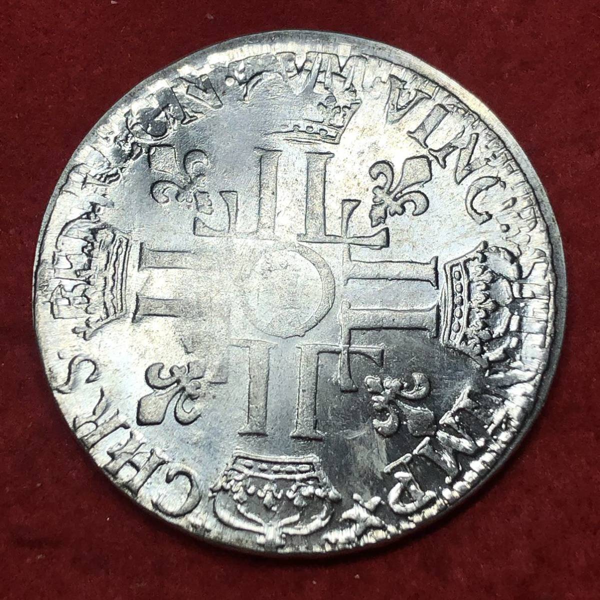 正式的 1830 フランス 旧貨幣/金貨/銀貨 プリスターパック 八角形銀貨