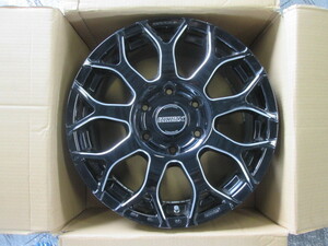 ESSEXe sex aluminium wheel EM-17 1 pcs Hiace 200 series 17 -inch 6 hole PCD139.7 17X7J +43 black machining BKM JWL VIA JWL-T conform 