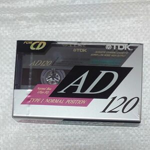 カセットテープ TDK　AD120　（未使用未開封品）
