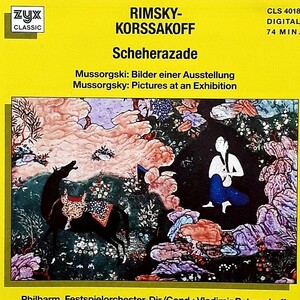 CD リムスキー コルサコフ シェエラザード Rimsky-Korsakov Scheherazade mussorgsky 97年 GERMANY盤 Philharm. Festspielorchester Eckle