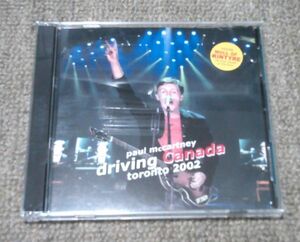 輸入盤2CD：BEATLES/PAUL MCCARTNEY/DRIVING CANADA TORONTO 2002/APRIL 13/BMW/MULL OF KINTYRE