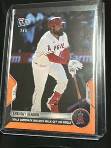 topps now Anthony rendon サヨナラ安打 /5 5枚限定