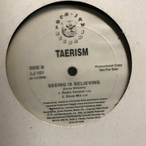 ☆【 '95 US Promo】12★Taerism - Seeing Is Believing ☆洗浄済み☆