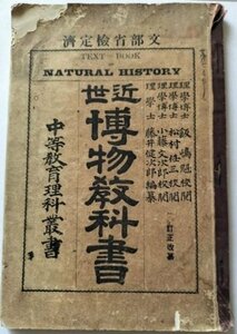 【近世博物教科書】　中等教育理科叢書　明治32年27版