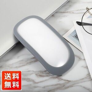 【新品】Apple Magic Mouse 2/1 マウス シリコン カバー プロテクター ケース 衝撃吸収 精密設計 四角保護 グレー E454