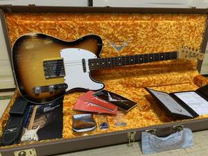 美品 Fender Custom Shop MBS 1960 Telecaster Custom Relic 3 Color Sunburst by Dennis Galuszka 2017年製