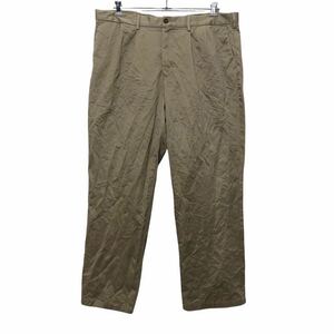 DOCKERS 2 tuck D4 chinos W42 big size Docker's signature khaki old clothes . America stock b401-132