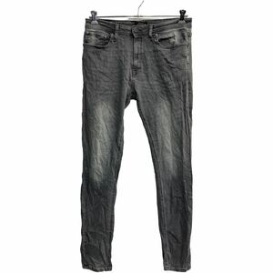 JACK JONES デニムパンツ W33 スキニーデニム グレー 古着卸 アメリカ仕入 2303-1260