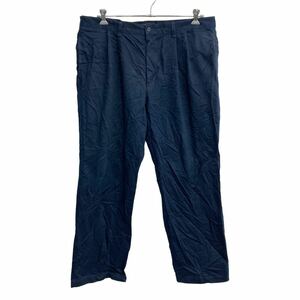 DOCKERS チノパン W40 ドッカーズ タックパンツ ビッグサイズ ネイビー 古着卸 アメリカ仕入 2304-164