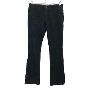 Dickies チノパンツ W27 ディッキーズ ブラック チノパン フレア キッズ ガール 古着卸 アメリカ仕入 2304-423