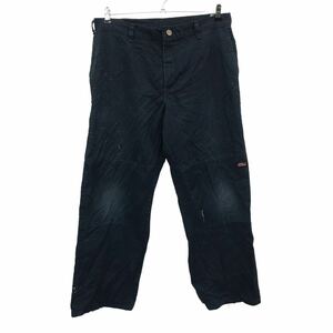 Dickies ワークパンツ W34 ディッキーズ ネイビー 古着卸 アメリカ仕入 2304-402