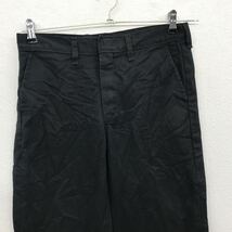 Dickies ワークパンツ W16 ブラック 黒 スリム レディース 古着卸 アメリカ仕入 2304-736_画像2