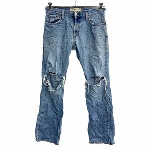 Levi's 527 デニムパンツ W30 リーバイス ロウ ブーツカット ライトブルー メキシコ製 古着卸 アメリカ仕入 2304-838