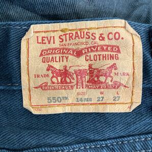 Levi's 550 デニムパンツ W28 リーバイス ウィメンズ リラックスフィット ブラック メキシコ製 古着卸 アメリカ仕入 2304-975の画像9