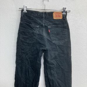 Levi's 550 デニムパンツ W28 リーバイス ウィメンズ リラックスフィット ブラック メキシコ製 古着卸 アメリカ仕入 2304-975の画像6