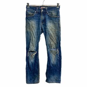 Levi's 506 デニムパンツ W29 リーバイス スタンダード ブルー 古着卸 アメリカ仕入 2304-1102