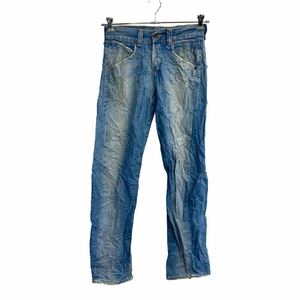 Levi's デニムパンツ W26 リーバイス ボタンフライ ウィメンズ ライトブルー 古着卸 アメリカ仕入 2304-1122