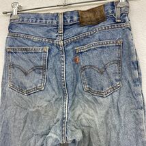 Levi's デニムパンツ W24 リーバイス ブルー オレンジタブ 古着卸 アメリカ仕入 2304-1171_画像9