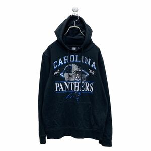 NFL TEAMapparel スウェット パーカー S ブラック ホワイト ブルー カロライナ パンサーズ アメフト 古着卸 アメリカ仕入 a504-5715