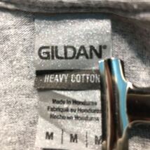 GILDAN 長袖 プリント Tシャツ M ライトグレー ギルダン プリント ロンT ロングTシャツ 古着卸 アメリカ仕入 a504-5946_画像7