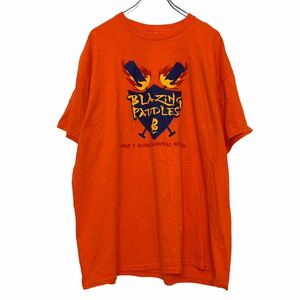 GILDAN 半袖 プリント Tシャツ XL オレンジ ビッグサイズ ギルダン 夏 古着卸 アメリカ仕入 a504-6031