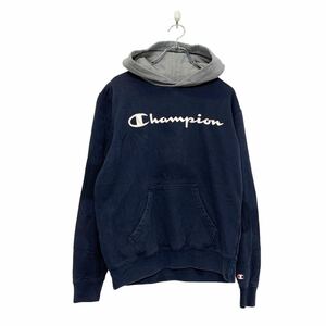 champion プリント スウェット フーディー S チャンピオン 切替 スポーツ 古着卸 アメリカ仕入 a504-6307