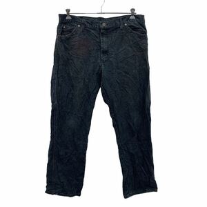 Dickies ワーク・ペインターパンツ W38 ディッキーズ ロゴ ブラック 古着卸 アメリカ仕入 2304-1885