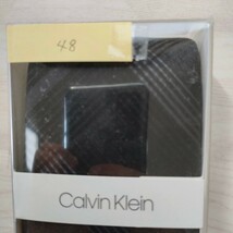 カルバンクライン（Calvin Klein)48ネクタイ新品　未使用　箱付き　未開封品付属品箱、クリアケース_画像3