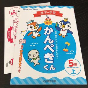 0184 漢字かんぺきくん 5年 光村教育図書 小学 ドリル 国語 書く 読み 問題集 テスト 過去問 テキスト 解答 家庭学習 計算 漢字