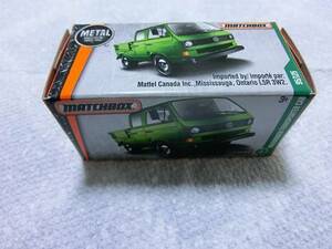  Matchbox Volkswagen Transporter cab green paper box version 