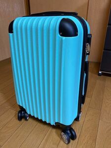 新品 キャリーケース スーツケース 超軽量 機内持ち込み ライトブルー