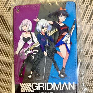 グリッドマン 宝多六花 新条アカネ アンチ 1ポケット パスケース ストラップ GRIDMAN 新品 正規品