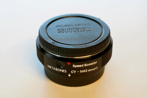 METABONES Speed Booster スピードブースター マウントアダプター レンズ側：ヤシカコンタックス ボディ側：マイクロフォーサーズ 美品中古