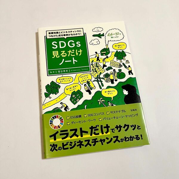 基礎知識とビジネスチャンスにつなげた成功事例が丸わかり! SDGs見るだけノート