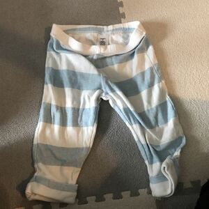 carters baby clothes light blue border pants 9M