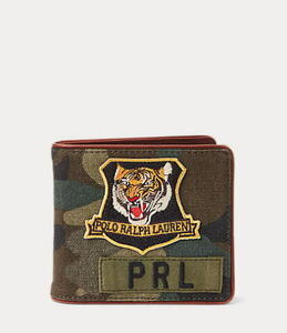 2024直営 日本未発売　POLO RALPH LAUREN Tiger-Patch Camo Billfold Wallet　本物をお届けします！