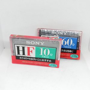 M0434 Sony cassette tape HF10 HF60 2 pcs set 