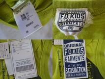 F.O.KIDS キッズ ベビー用 男の子 トップス タンクトップ 80㎝ 黄緑色 綿100％_画像6