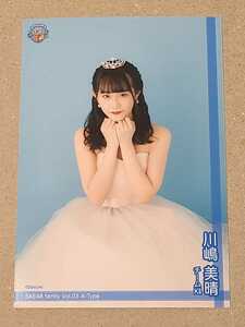 川嶋美晴 SKE48 Family Vol.03 A-Type 会員限定 生写真 1枚 ドレスb