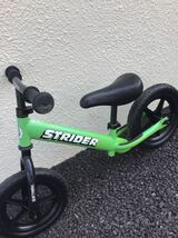 ストライダー STRIDER バランスバイク ペダルなし自転車　グリーン_画像4