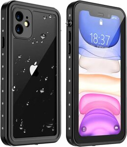 iPhone 11/11pro/11pro max 防水ケース水中 完全密封カバー ケース Qi充電対応 フェイスID認証 塵 キズ 落下防止 ケース 風呂 雨 プール 海