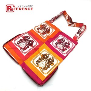 HERMES エルメス シルキーポップ ブリッド・ドゥ・ガラ バッグ ブッフルスキッパー ルージュアッシュ レッド レディース【中古】