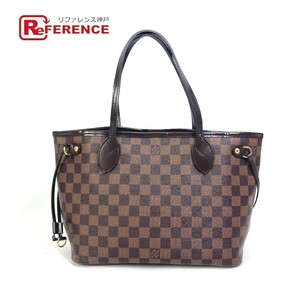 LOUIS VUITTON ルイヴィトン N41359 ダミエ ネヴァーフルPM 肩掛け トートバッグ ダミエキャンバス ブラウン レディース【中古】