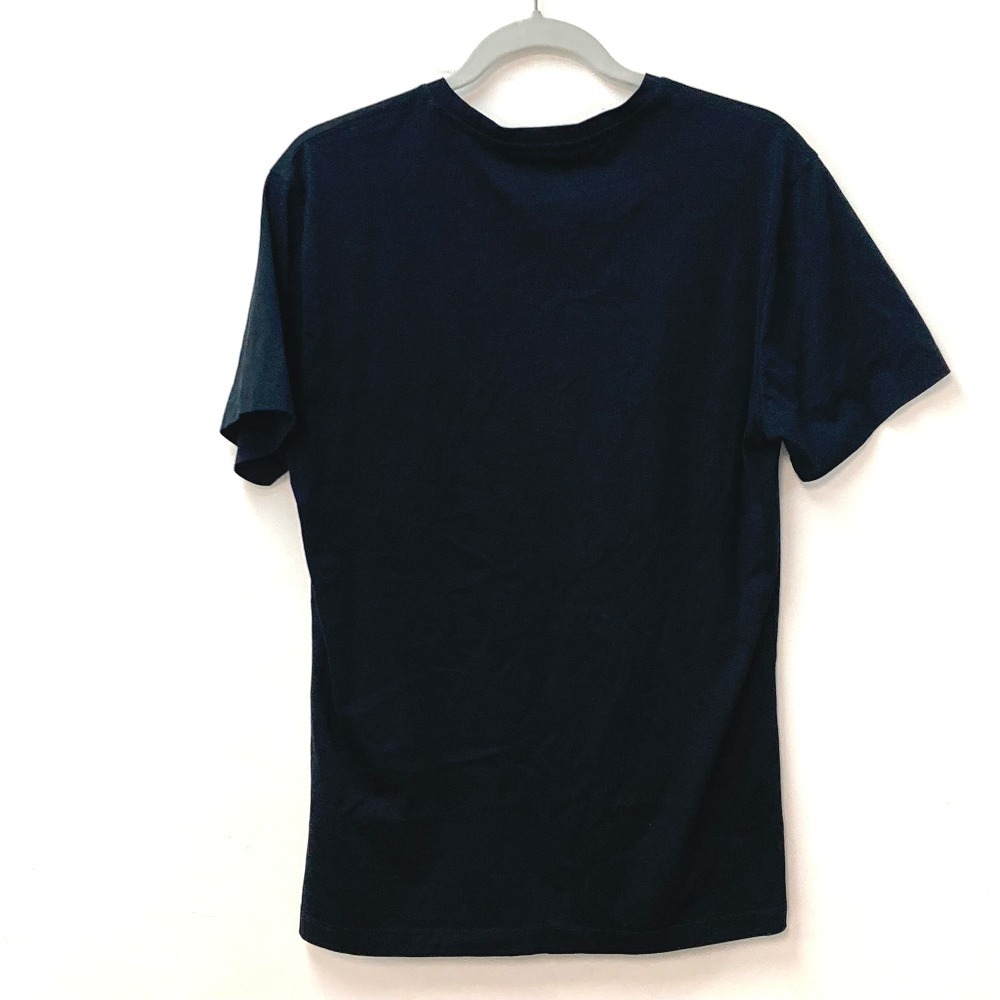 VERSACE ヴェルサーチ ロゴ 刺繍 アパレル トップス 半袖 半袖Tシャツ コットン ブラック メンズ【中古】 VERSACE ヴェルサーチ ロゴ 刺繍 アパレル トップス 半袖 半袖Tシャツ コットン ブラック メンズ【中古】
