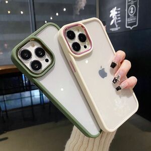 セール　iPhone13/14/14plus/14pro/14promaxケース ☆耐衝撃☆クリア☆アクリル☆金属