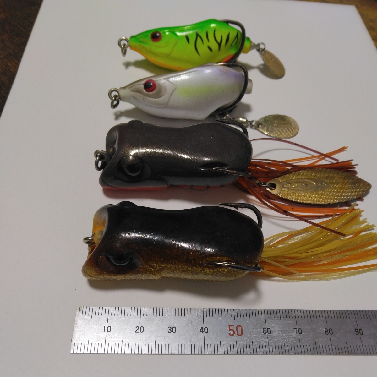 正規逆輸入品】 雷魚用フロッグ(新品、)、雷魚用アイテムまとめて 雷魚